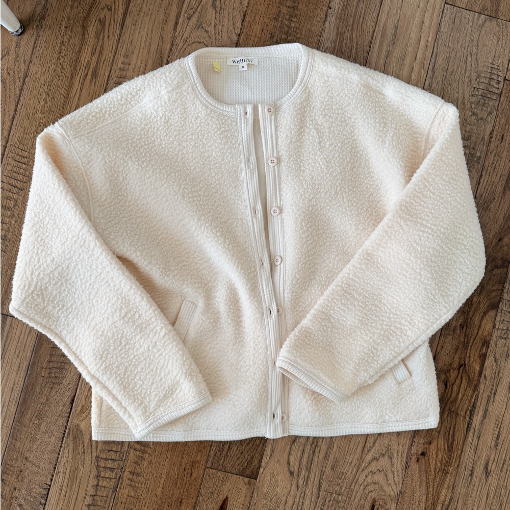 Wishlist Cream Teddy Jacket
